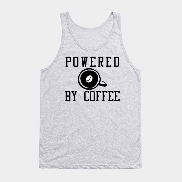 Powered By Coffee Tank Top by Ubold